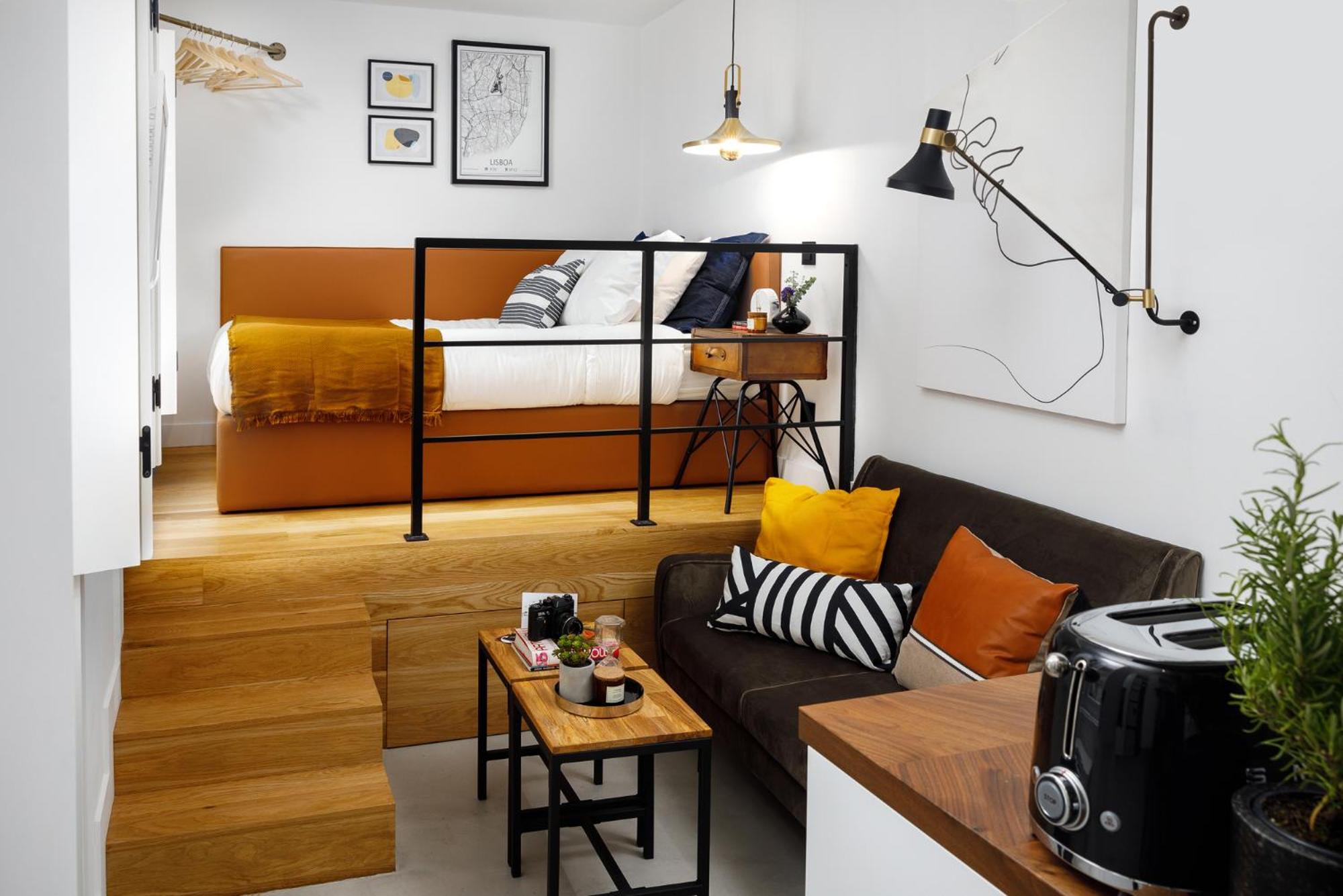 شقة Saudade Micro Loft - Santos Lisboa الغرفة الصورة